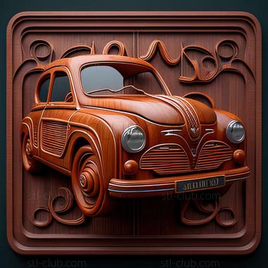 3D модель Renault Dauphine (STL)